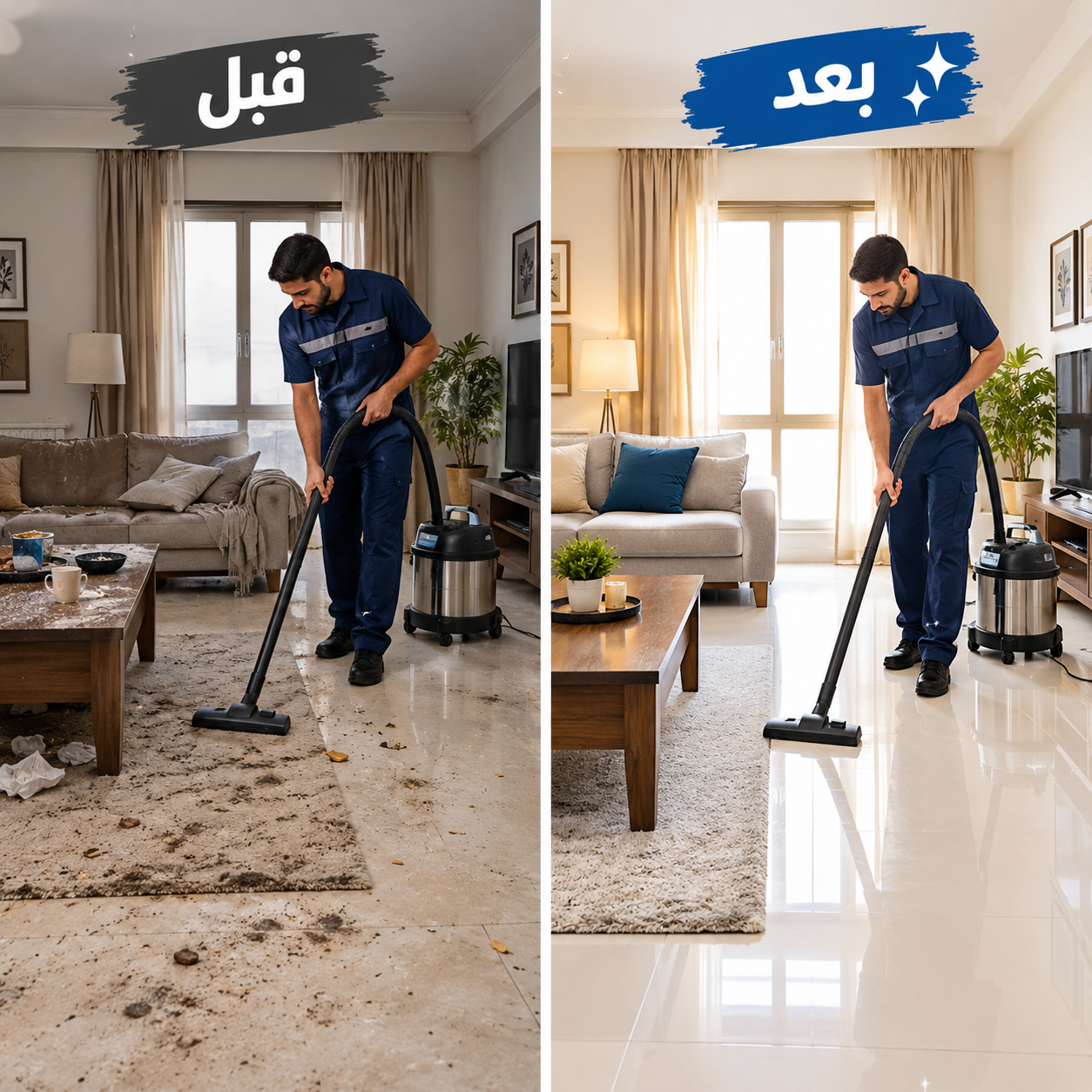 تنظيف المنازل بالرياض على يد فريق متخصص